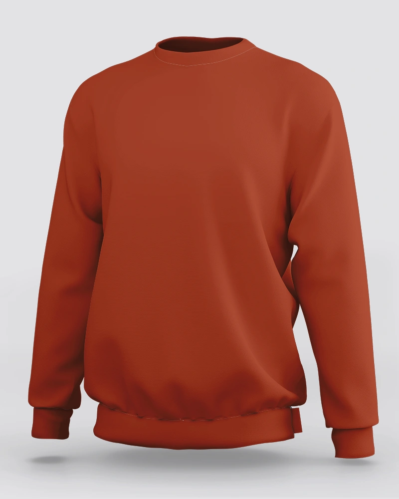 Sweatshirt_coral Unisex Coral Sweatshirt - Image 1