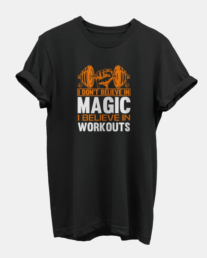 i-dont-believe-black I Don't Believe T-Shirt for Men - Image 1