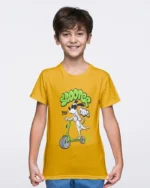 Scooter Gang Golden Yellow T-Shirt for Kids - Image 3