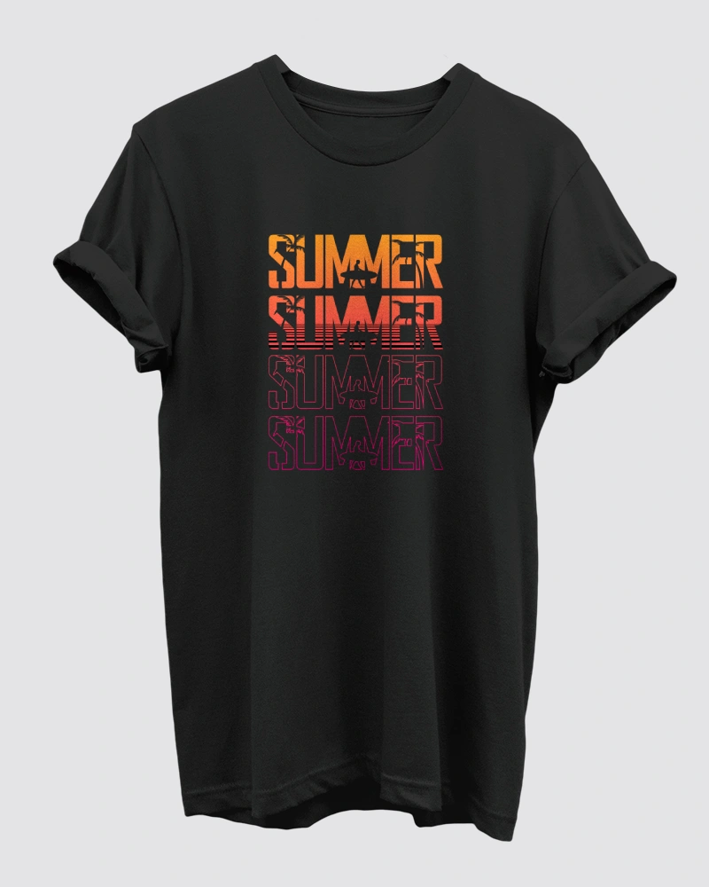summer-black-tshirt Summer Black T-Shirt for Men - Image 1